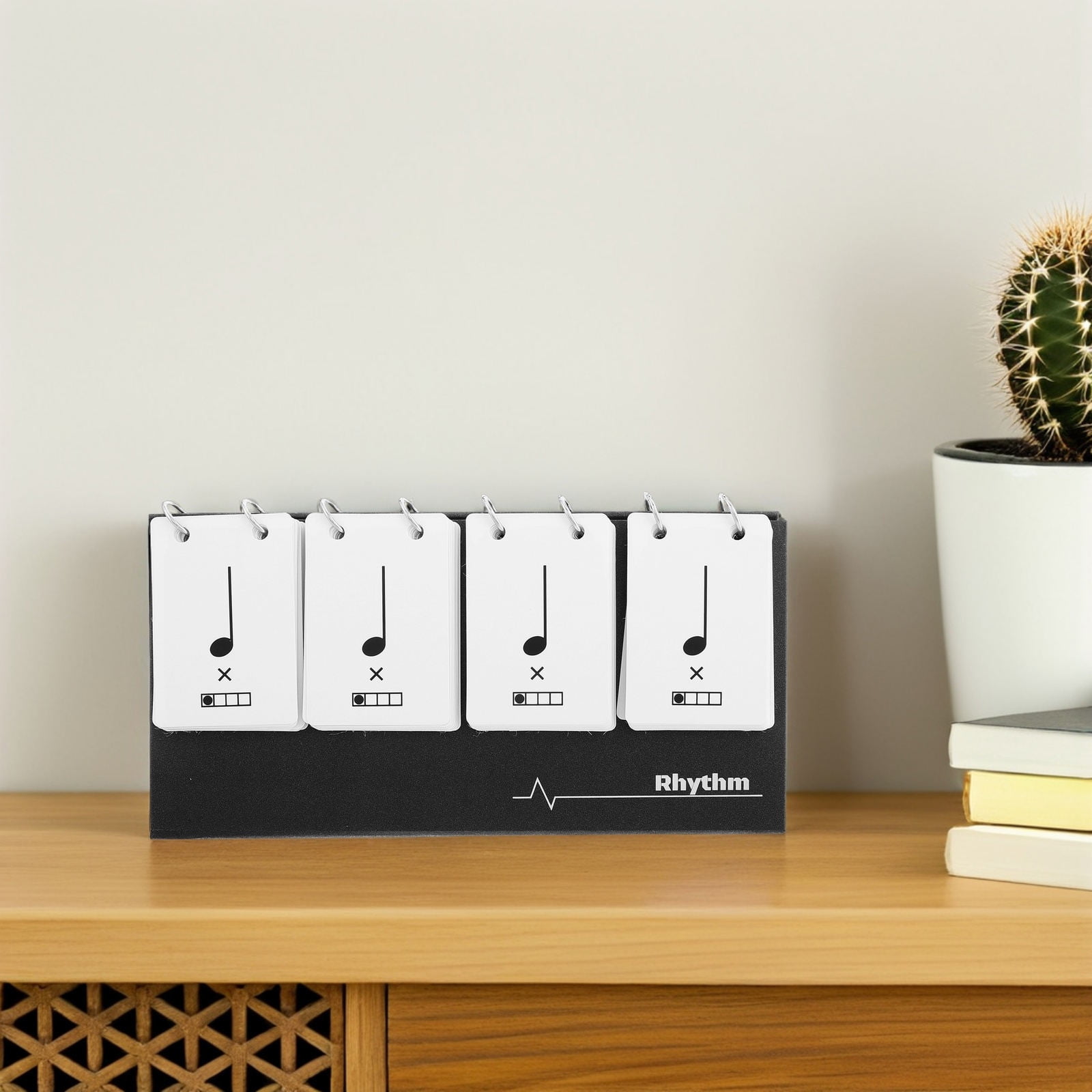 Minkissy Music Note Cards for Instrument Practice Portable Rhythm ...