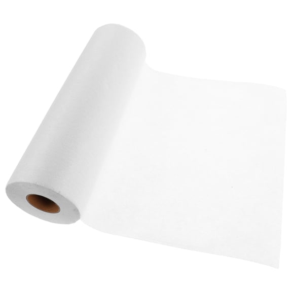 Minkissy White Iron-On Non-Woven Fusible Interfacing for Sewing Projects and Craft Bags, 1 Set