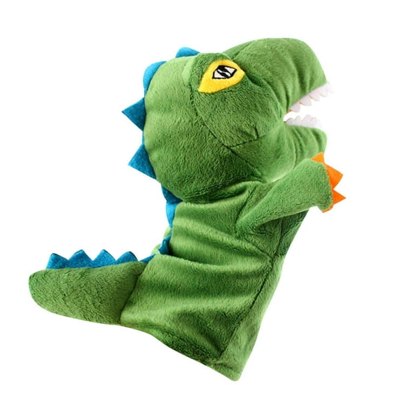 Minkissy Dinosaur Hand Puppets Set for Kids, Fabric Role Play Toys, Fun Character Playtime Accessories 1 Set
