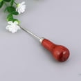 thumbnail image 1 of Minkissy Leathercraft Awl Tool with Light Brown Wood Handle, 1 Pc for Handmade Leatherwork, Crafting, Sewing, and Projects, 1 of 6