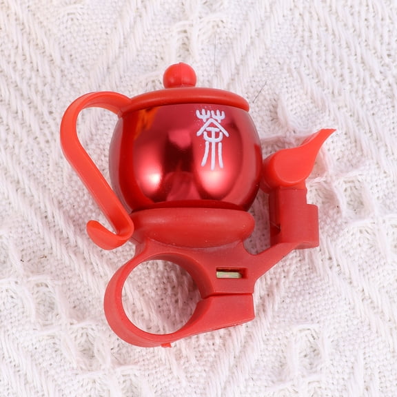 Minkissy Lightweight Red Cycling Bell Teapot Style Durable Handlebar Safety Accessory