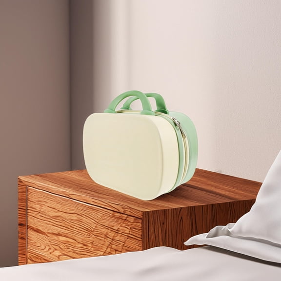 Minkissy Travel Makeup Brush Holder, Rectangular ABS Makeup Carrier for Travel, 1 Piece