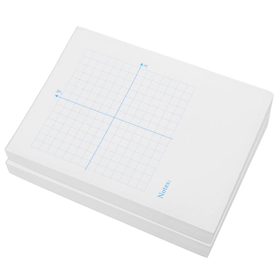 Minkissy Math Graph Paper with White Lightweight Sheets and Accurate Grid Lines for Drawing and Calculation