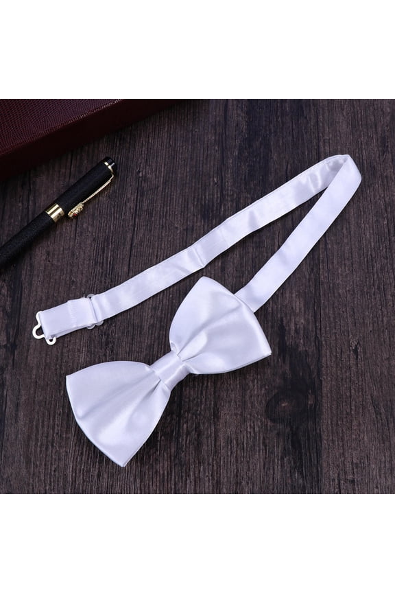 Men's Pre-Tied Adjustable Bow Tie for Parties, Weddings, Formal Events - 1 Piece