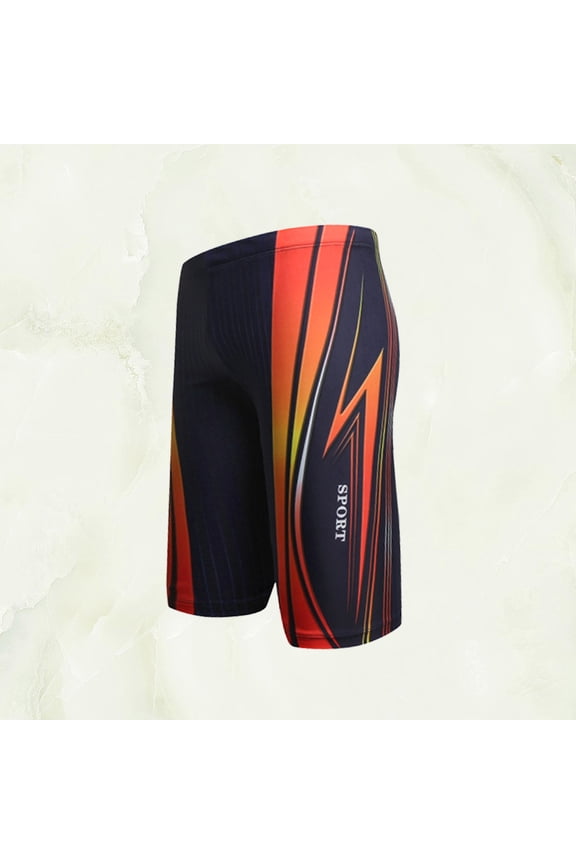 Mens Swimming Trunks Multi Color Fashionable Elastic Beach Pants for Sports