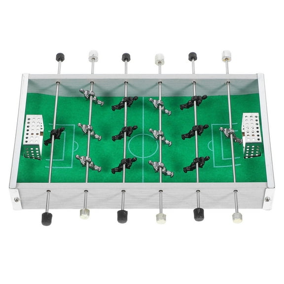 Minkissy Mini Foosball Table Top Game with Wood Material for Skill Development and Fun in Game Room, 1 Set Fan Gear