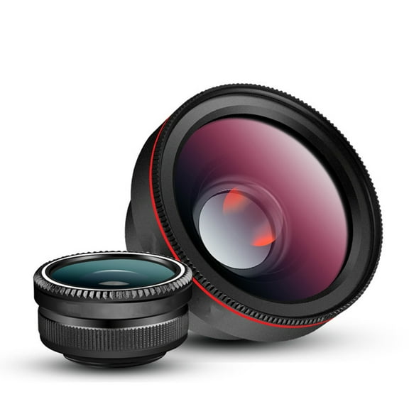 Minkissy Mobile Camera Lens with 045x Super Wide Angle and 125x Macro Clip on for Enhanced Photography