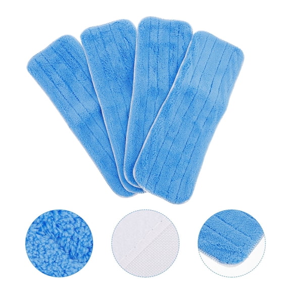 Minkissy 4-Pack Mop Refill Pads Water Absorbent Replacement for Household Cleaning