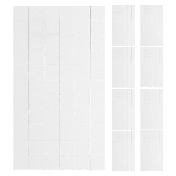 Minkissy White Mounts, Double-Sided Adhesive Foam Pads for Crafts, Home Office Projects, Scrapbook Wall Decor