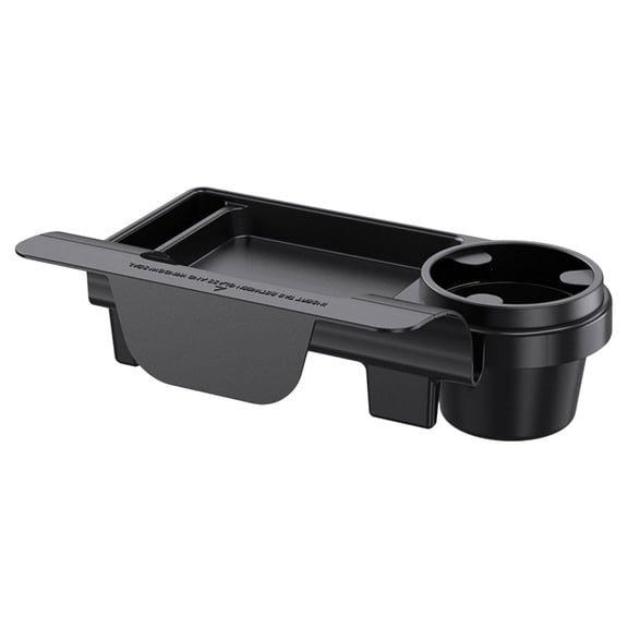 Minkissy Black Multifunctional Car Window Cup Holder and Storage Organizer for Easy Access to Drinks and Essentials