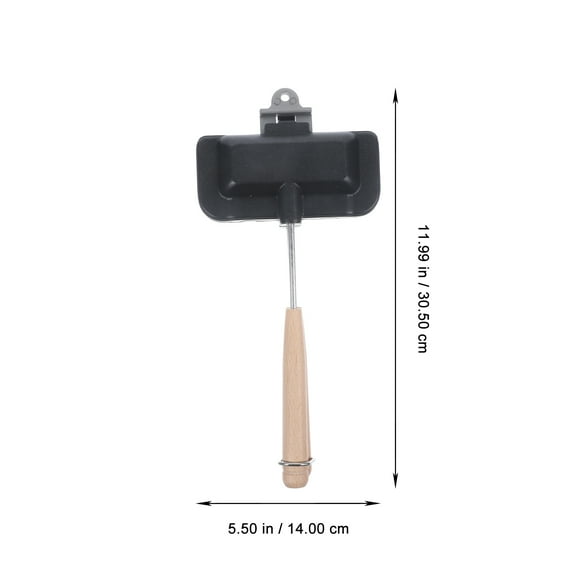 Minkissy Nonstick Sandwich Maker with Ergonomic Handle and Heat Retention for Easy Kitchen Use