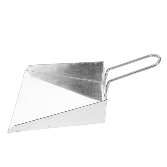 Minkissy Office Desk Dustpan Stainless Steel for Handling Trash Collection 1Set