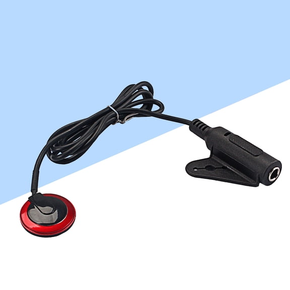 Minkissy Pickup Microphone for Acoustic Instruments Pickup Black 1 Set