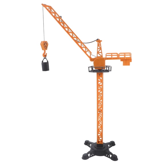 Minkissy Plastic Engineering Crane Truck Toy Model Featuring Detachable Parts for Interactive Play