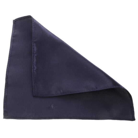 Minkissy Pocket Handkerchiefs Dark Blue 1Pack Suit Accessory Elegant Style For Wedding Gentlemen