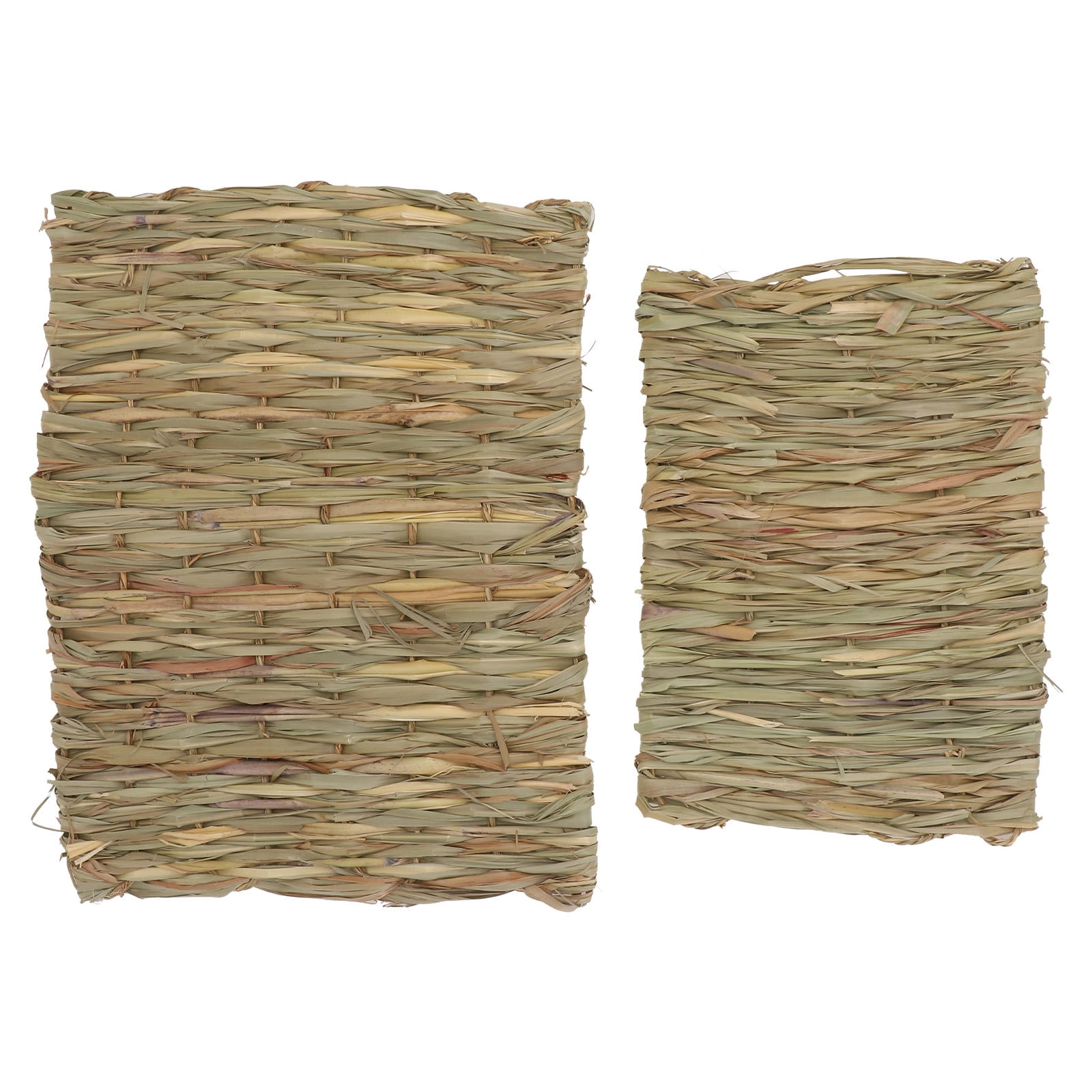 Soft Mat For Rabbit Minkissy Pet Straw Mats Light Brown Soft Nesting and Molar Pads for ...