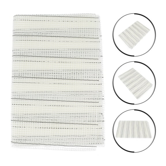 Minkissy Rug Hooking Mesh 1Pcs Shape Floor Mat Crochet Mesh for Artists and 11.8X39.4X59.1in