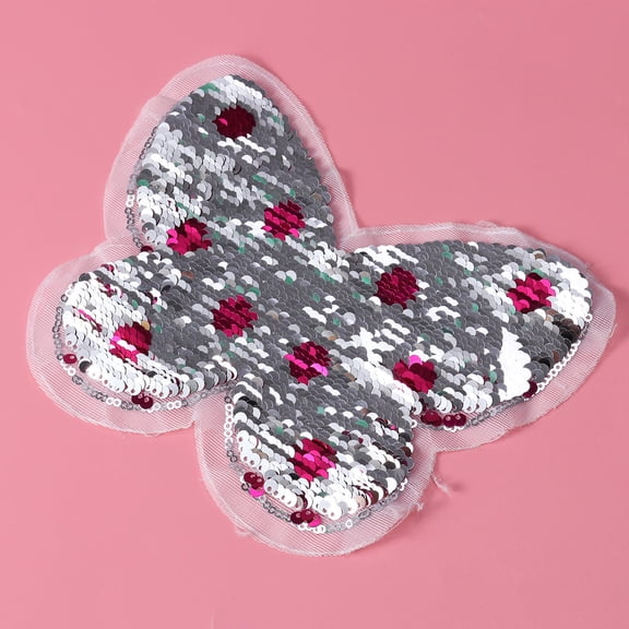 Minkissy Sequin Embroidered Applique Patches for Crafting Assorted Color 1Pack