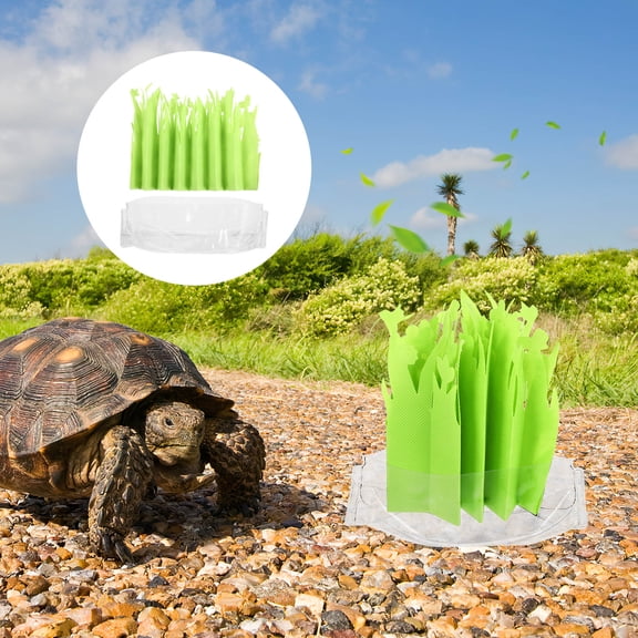 Minkissy Simulation Plant Air Humidifier for Reptiles Nonwoven Natural for Home Office Pet Use 1PC 4.7inx4.7inx4.7in