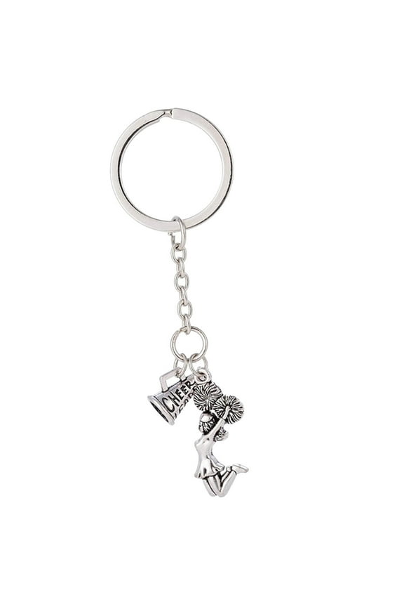 Sister Cheer Key Chain Metal Bag Pendant Unique Design Lightweight Durable Decor 1pc