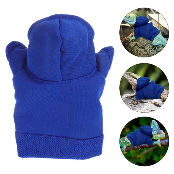 Minkissy Small Pet Bearded Dragon Sweatshirt Quick Drying Dark Costume Soft Comfortable Fit