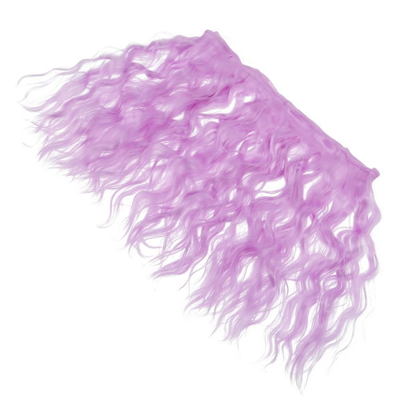 Minkissy Soft Curl Doll Hair Weft 2pcs for Crafting and DIY Projects