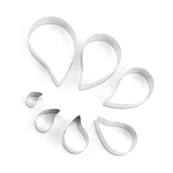 Minkissy Spiral Shape Cookie Cutter 7Pcs for Professional Cake Shop Baking Stainless Steel
