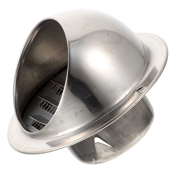 Minkissy 4.5 Inch Stainless Steel Exhaust Vent Cover for Range Hood with Mesh Screen Design, Easy to Install, Finish