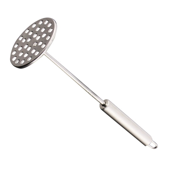 Minkissy Stainless Steel Potato Ricer for Kitchen Use Vegetable Masher Perfect for Pureeing Fruits and Vegetables Silver