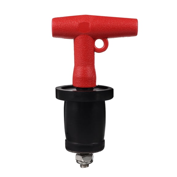 Minkissy 3.5 Inch Stainless Steel and Rubber Boat Drain Plug with Ergonomic Handle for Easy Installation and Secure Seal