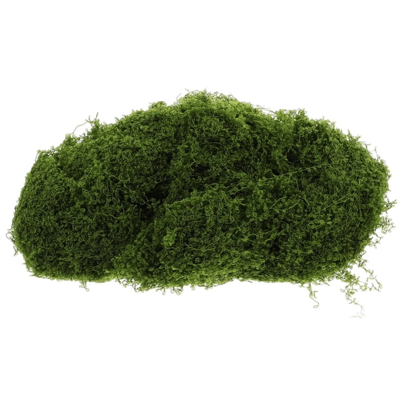 Minkissy Realistic Simulation Moss Terrarium Decor Dark Green for Fish Tanks Bonsai Pots 1 Pack Decorative Plant