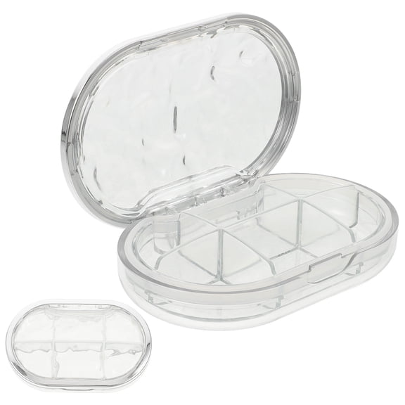 Minkissy Compact Organizer Transparent ABS Travel Storage Case