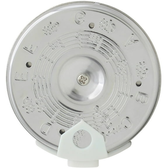 Minkissy Vocal Tuner Pitch Pipe for Singers ABS Silver 1Pcs