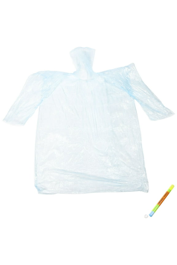 Rain Poncho Adults Raincoat Assorted Color 1Pcs