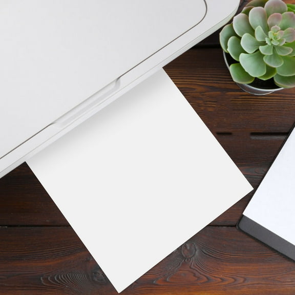 Minkissy Waterproof Transparent Label Paper Sheets Self Adhesive for Printer DIY Projects and Decoration