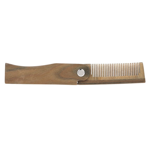 Minkissy Wood Beard Comb Beard Care Tool for Male Daily Use 1Pack
