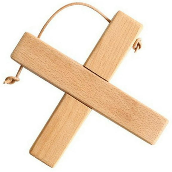 Minkissy Foldable Solid Wood Trivets for Hot Pots and Pans, Brown Kitchen Table Protector