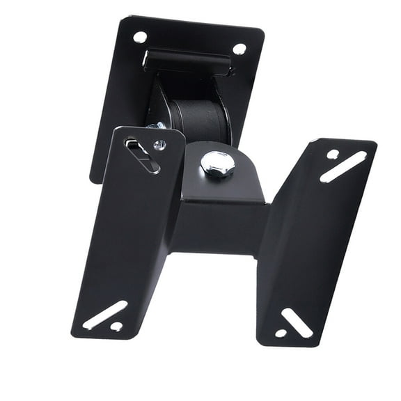 Minkissy TV Wall Mount Bracket Fixed Rotation Holder Black for Entertainment Rooms, 1 Set, and Easy Installation