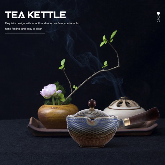 Minkissy home teapot ceramic smooth surface for restaurants and 1Set