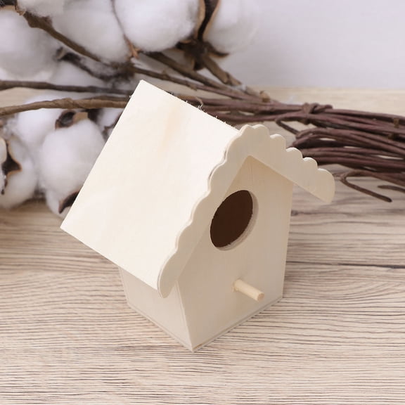 Minkissy small parakeet nest Bird Cage White 1 Piece Living Room Bird Owners