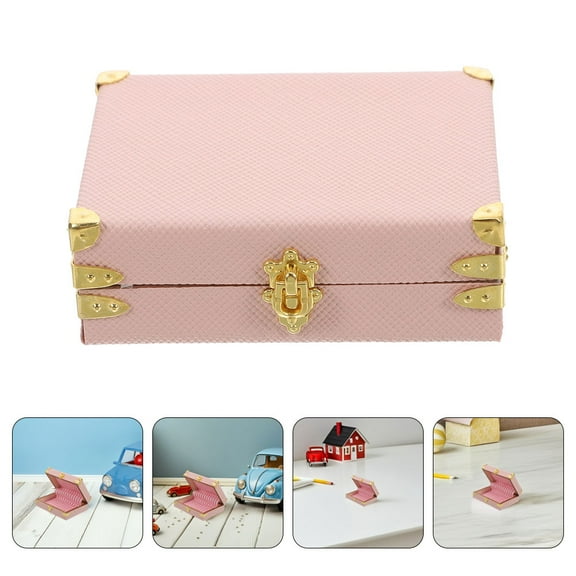 Minkissy Vintage Dollhouse Accessories Wooden Decorative Prop for Hobbyists Indoor Display 1 Piece