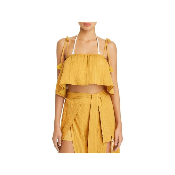 Minkpink Womens Tie Straps Crop Cami
