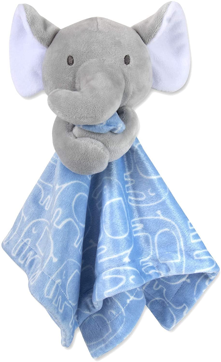 Minky Animal Snuggler Lovey Blanket for Kids, Babies, Boys, Girls, Gender Neutral Security
