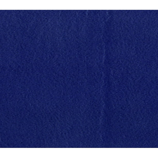 Minky Blanket Fabric 60" Wide Sold by Yard (Royal Blue)