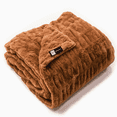 thumbnail image 1 of Minky Designs Copper Minky Blanket – Ultra Soft Faux Fur Throw Blanket for Couch, Bed & Home – Fluffy, Warm & Luxurious – Chic Collection (Large, 60x72), 1 of 11