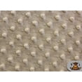 thumbnail image 1 of Minky Dimple Dot Camel Fabric By the Yard, 1 of 1