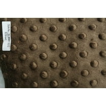 Minky Dot Brown Color, Sold By Yard