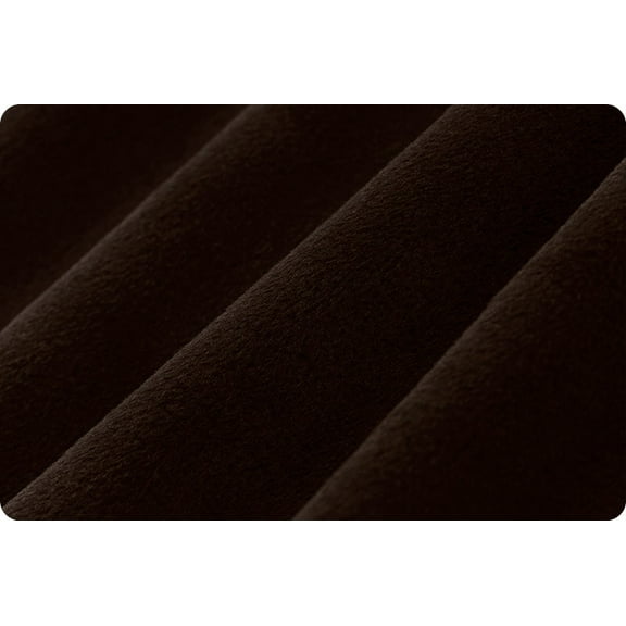 Minky Extra Wide Solid Cuddle® 3 Chocolate (1yard)