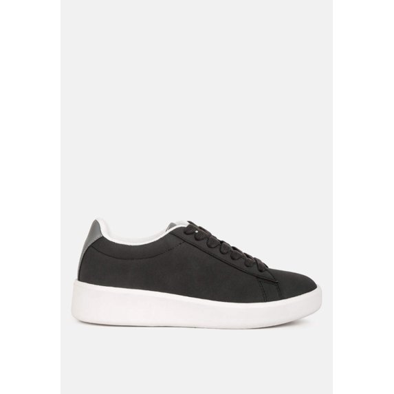 Minky Lace Up Casual Sneakers