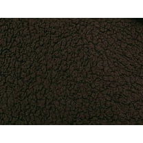Minky Lambs Wool Fabric 58 inches Wide Brown